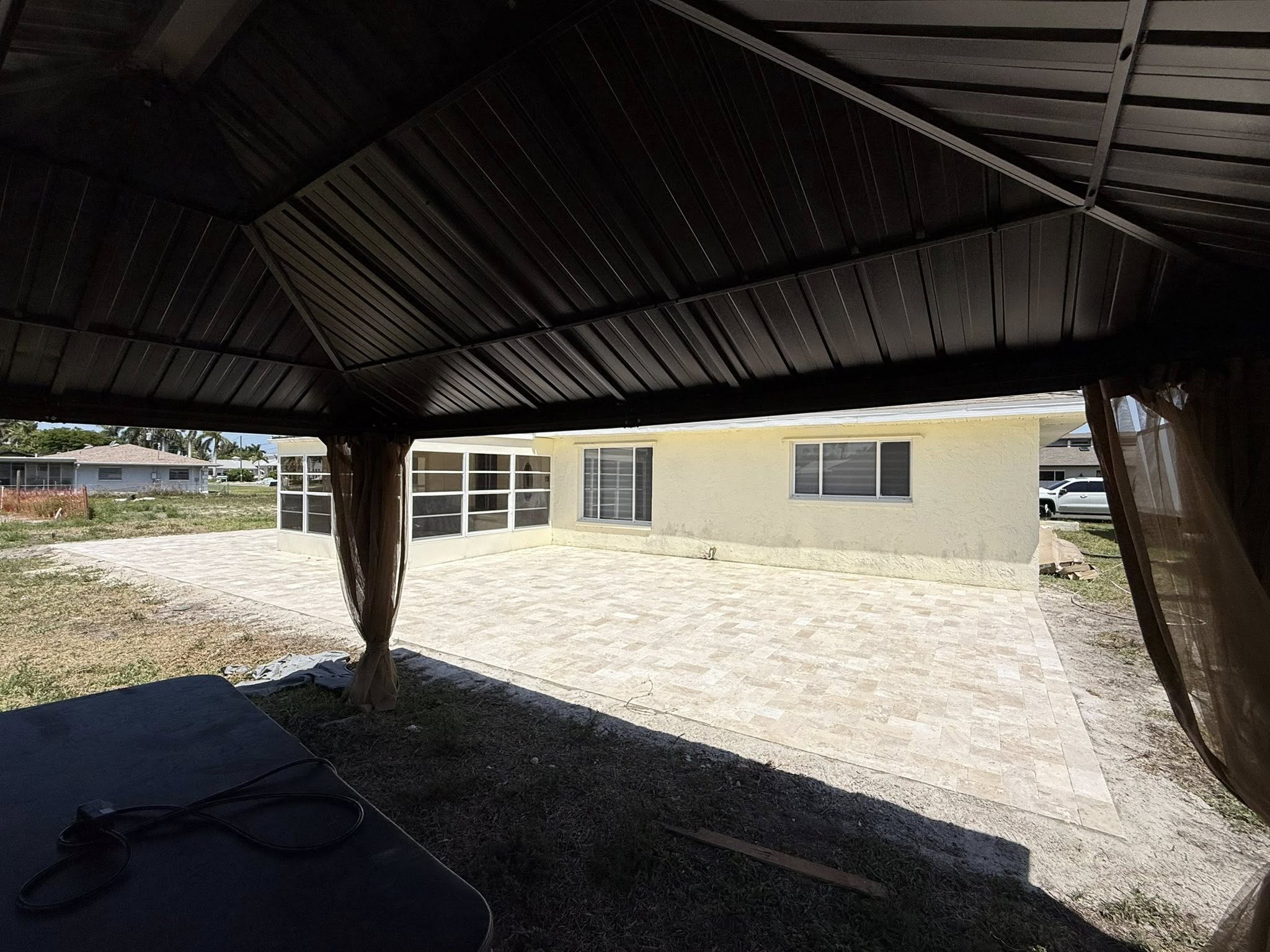 backyard pavers